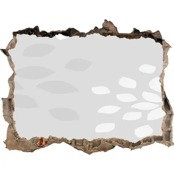 Fototapeta Fototapeta díra na zeď Květinový vzor