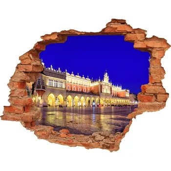 Fototapeta Fototapeta díra na zeď 3D Krakov Polsko