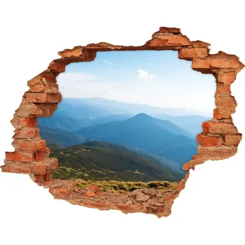 Fototapeta Díra 3D ve zdi na stěnu Národní park Tatry