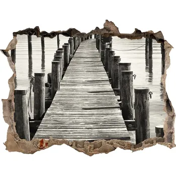Fototapeta Nálepka fototapeta 3D výhled Dřevěné molo