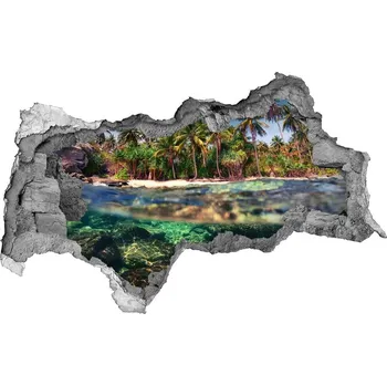 Fototapeta Nálepka fototapeta 3D na zeď Tropická pláž