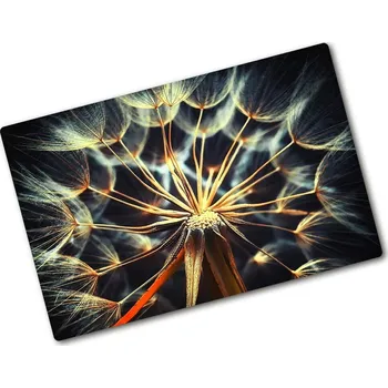 Kuchyňské prkénko Deska na krájení skleněná Pampelišky