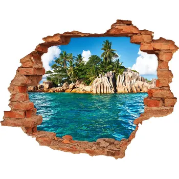 Fototapeta Nálepka fototapeta 3D výhled Tropický ostrov