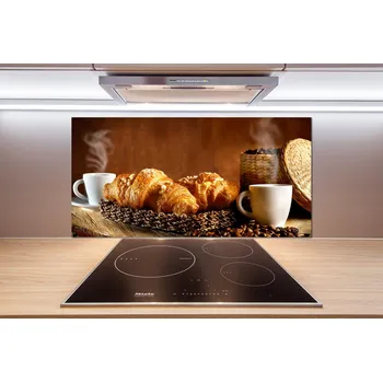 Obklad Skleněný panel do kuchynské linky Snídaně