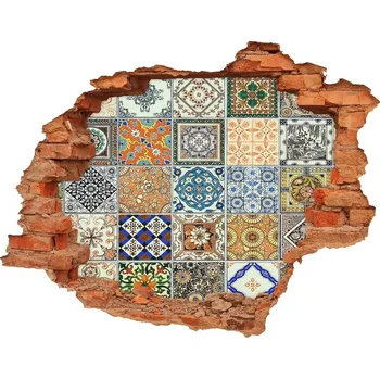 Fototapeta Fototapeta díra na zeď Keramické obkladačky