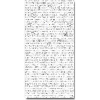 Hodiny Moderní hodiny nástěnné Binární kod