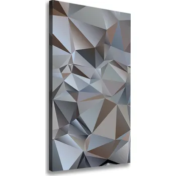 Obraz Vertikální Foto obraz na plátně Abstrakce trojúhelníky