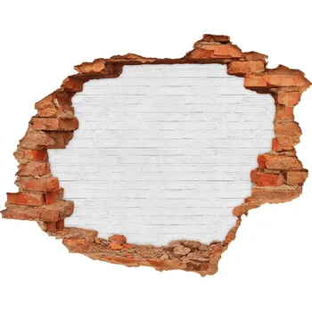 Fototapeta Fotoobraz díra na stěnu Zděná zeď