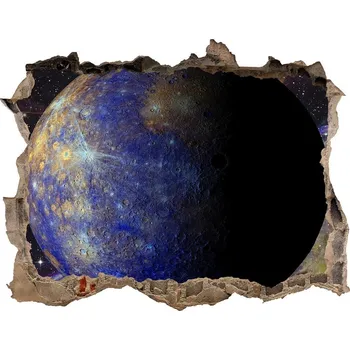 Fototapeta Foto fotografie díra na zeď Merkury