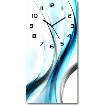 Hodiny Nástěnné hodiny tiché Abstrakce vlna