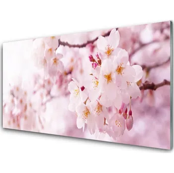 Obraz Obraz na skle Květiny Rostlina Příroda 125x50 cm 2 Přívěsky