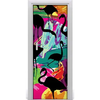 Fototapeta Samolepící fototapeta na dveře Flemingy 75x205 cm