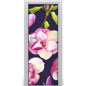 Fototapeta Samolepící fototapeta na dveře magnolie 85x205 cm