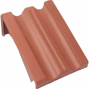 Střešní krytina BRAMAC Granát 11 Taška pultu rohová levá Cihlově červená režná