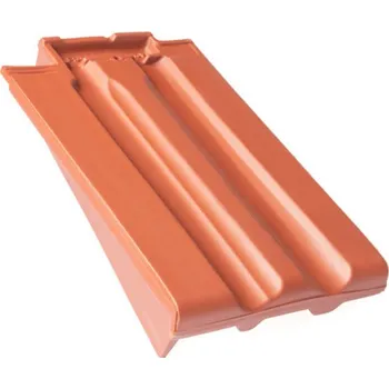 Střešní krytina BRAMAC Granát 13 Krajní taška levá Cihlově červená režná