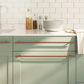 vidaXL Nábytkové úchytky 20 ks 480 mm nerezová ocel [3203690] Barva: Bronzová