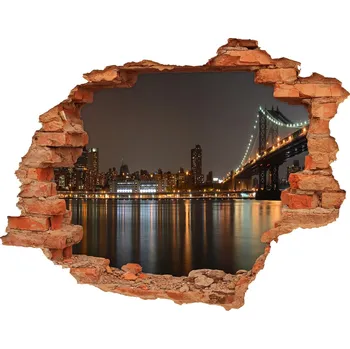 Fototapeta Fototapeta díra na zeď 3D Mezi mosty