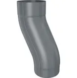 OKAPY POZINK LAKOVANÉ ZAMBELLI Pozink-lak svody 80 mm Soklové koleno pr.80 mm RAL 7016 černá antracit