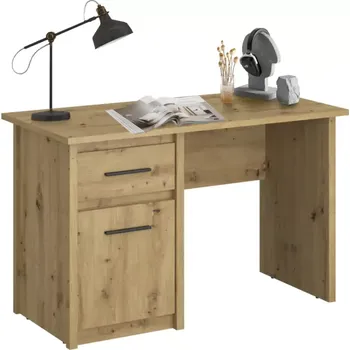 Psací stůl PC stůl AIRON 1D1S/120 - dub artisan - SLEVA 3% s kodem radost25