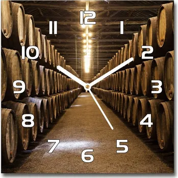 Hodiny Skleněné hodiny čtverec Vinárna v Porto