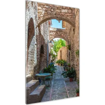 Obraz Vertikální Fotoobraz na skle Italské uličky