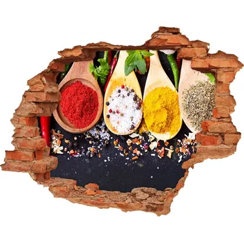 Fototapeta Nálepka 3D díra na zeď Mix koření