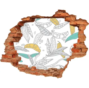 Fototapeta Fotoobraz díra na stěnu Barevné listí