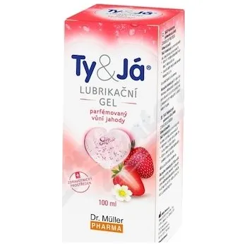 Lubrik.gel Ty&Já parf.vůní jahody 100ml Dr.Müller