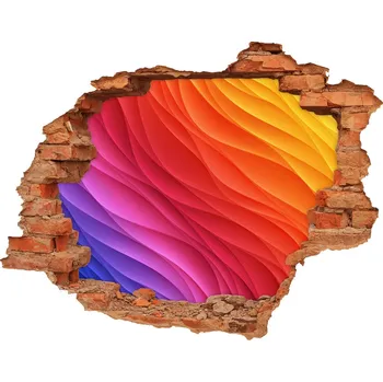 Fototapeta Nálepka fototapeta 3D výhled Barevné vlny