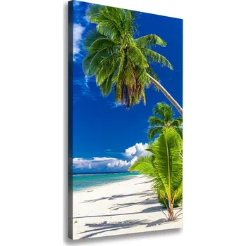 Obraz Vertikální Foto obraz na plátně Tropická pláž