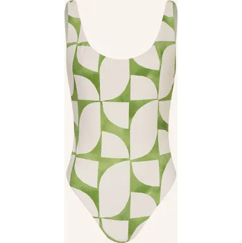 Dámské oblečení Seafolly Dámské Plavky Sunray, světle zelená / krémová, 34