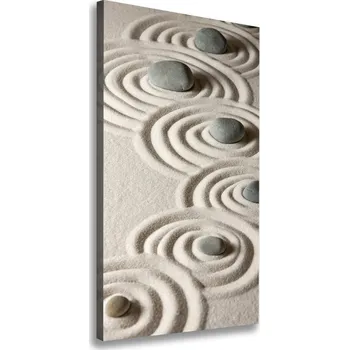 Obraz Vertikální Foto obraz na plátně Kamení na písku