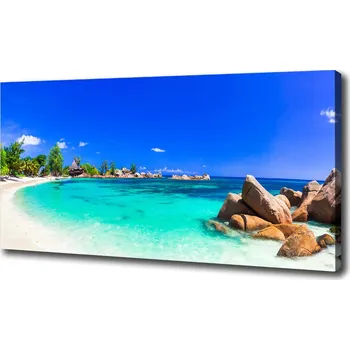 Obraz Foto obraz na plátně Pláž Seychely