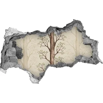 Fototapeta Nálepka 3D díra na zeď samolepící Stromy