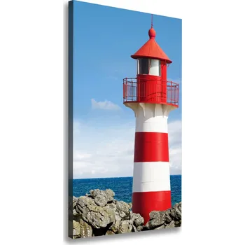 Obraz Vertikální Foto obraz na plátně Mořský maják