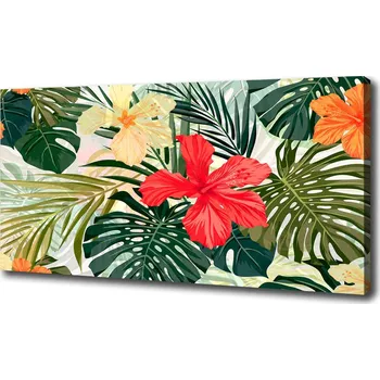 Obraz Moderní obraz canvas na rámu Havajské květiny