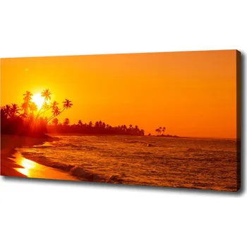 Obraz Foto obraz na plátně Západ slunce pláž