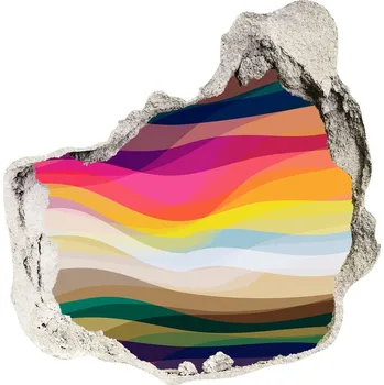 Fototapeta Díra 3D fototapeta na stěnu Abstrakce vlny