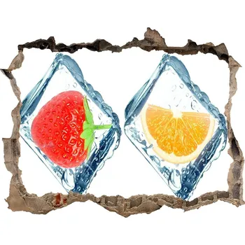 Fototapeta Samolepící nálepka Ovoce v kostkách