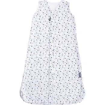 Kaarsgaren Letní 3D spací pytel 110 cm bambus modré lístečky