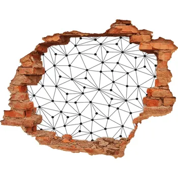 Fototapeta Fotoobraz díra na stěnu Linie a kruhy