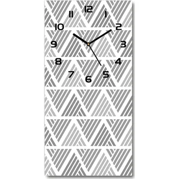 Hodiny Nástěnné hodiny tiché Geometrické pozadí
