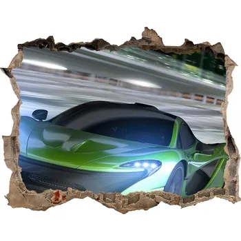 Fototapeta Foto fotografie díra na zeď Závodník