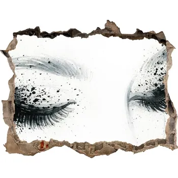 Fototapeta Fototapeta díra na zeď Make up