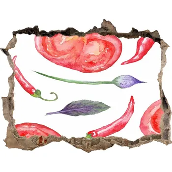 Fototapeta Samolepící nálepka Rajče a koření