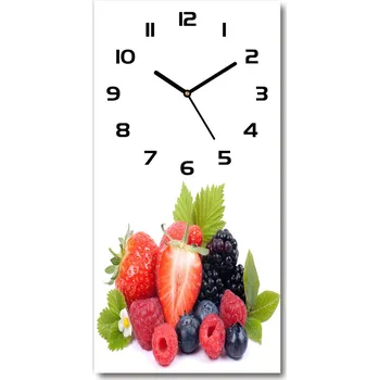Hodiny Moderní hodiny nástěnné Lesní ovoce