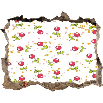 Fototapeta Samolepící nálepka beton Višně