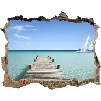 Fototapeta Nálepka fototapeta 3D Dřevěné molo