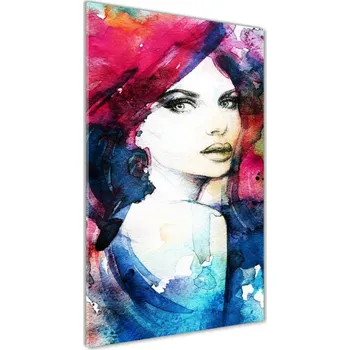Obraz Vertikální Fotoobraz na skle Abstrakce žena