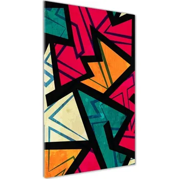 Obraz Vertikální Foto obraz skleněný svislý Geometrické pozadí